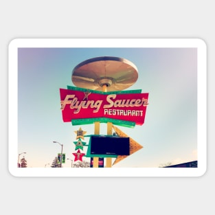 Flying Saucer Diner 2 Sticker